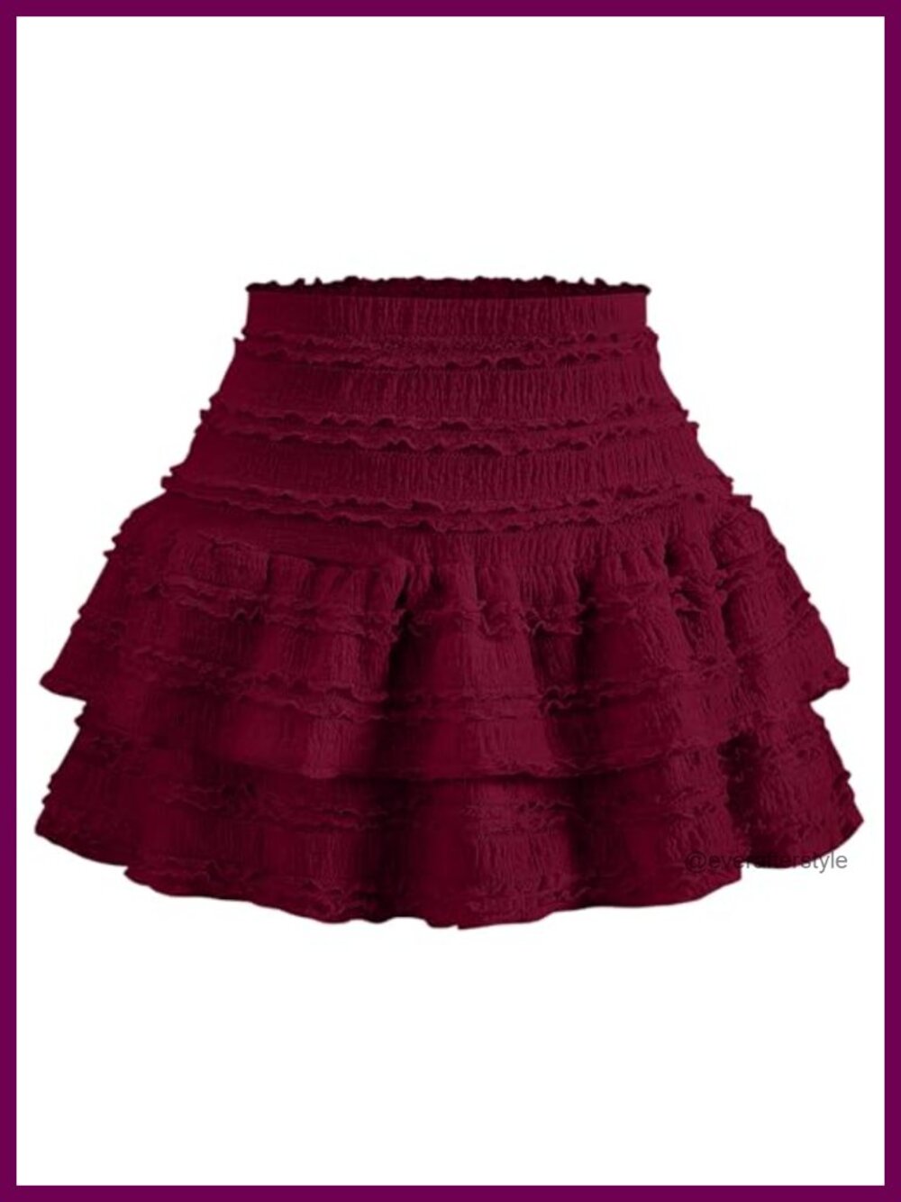Women's Y2K Mini Ruffle Pleated Layered Flared Tiered Skirt